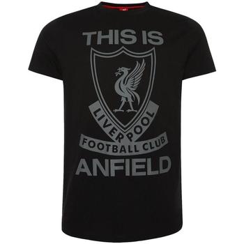 Textiel Heren T-shirts met lange mouwen Liverpool Fc  Zwart