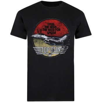 Textiel Heren T-shirts met lange mouwen Top Gun  Zwart