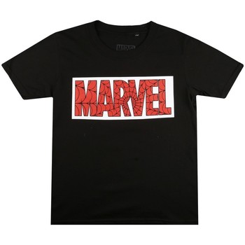Textiel Jongens T-shirts korte mouwen Marvel  Zwart
