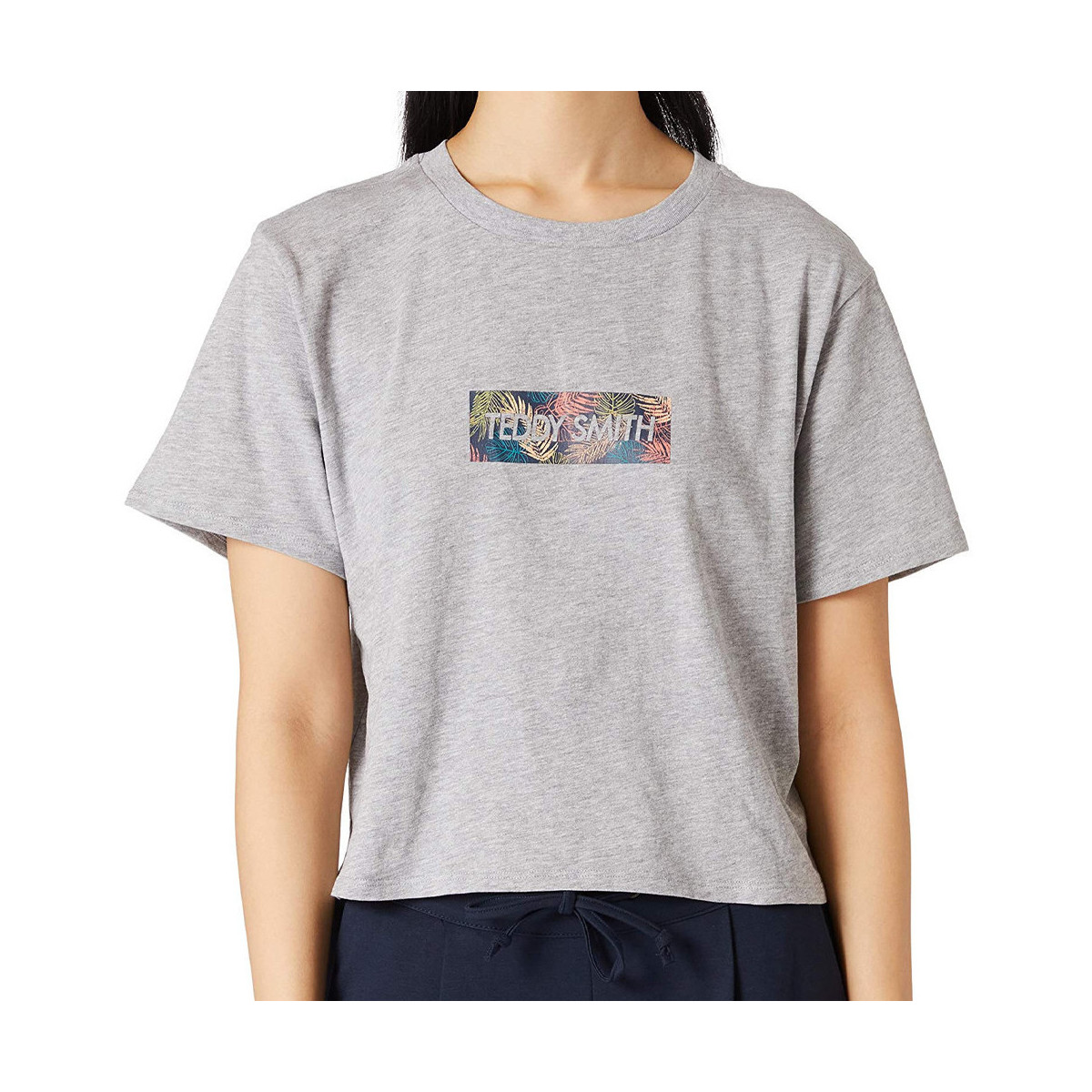 Textiel Dames T-shirts & Polo’s Teddy Smith  Grijs