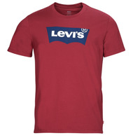 Textiel Heren T-shirts korte mouwen Levi's GRAPHIC CREWNECK TEE Bordeau