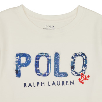 Polo Ralph Lauren SS POLO TEE-KNIT SHIRTS-T-SHIRT Wit