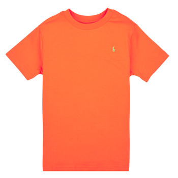 Textiel Jongens T-shirts korte mouwen Polo Ralph Lauren SS CN-TOPS-T-SHIRT Oranje