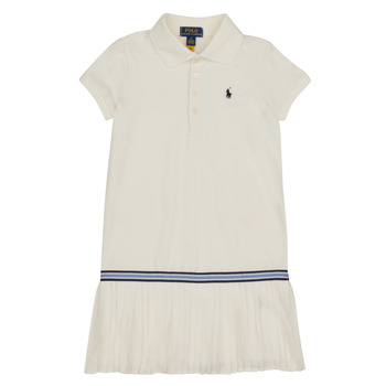 Textiel Meisjes Korte jurken Polo Ralph Lauren SS KC DRESS-DRESSES-DAY DRESS Ecru