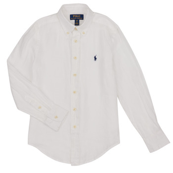 Textiel Kinderen Overhemden lange mouwen Polo Ralph Lauren CLBDPPC-SHIRTS-SPORT SHIRT Wit