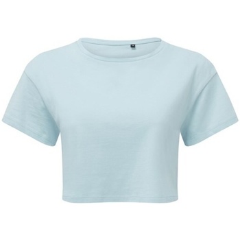Textiel Dames T-shirts met lange mouwen Tridri TR019 Blauw