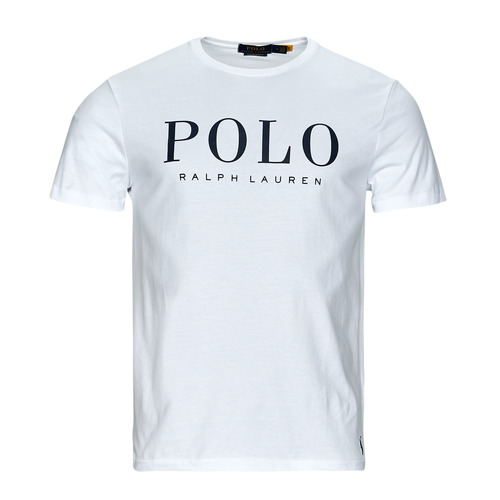 Textiel Heren T-shirts korte mouwen Polo Ralph Lauren T-SHIRT AJUSTE EN COTON LOGO 