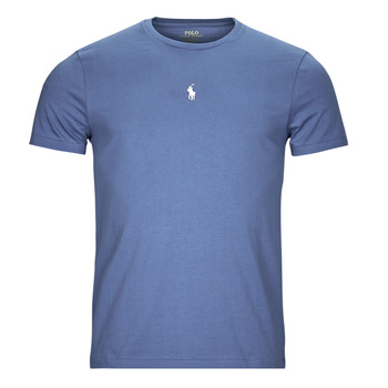 Textiel Heren T-shirts korte mouwen Polo Ralph Lauren SSCNCMSLM1-SHORT SLEEVE-T-SHIRT Blauw