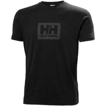 Textiel Heren T-shirts korte mouwen Helly Hansen  Zwart