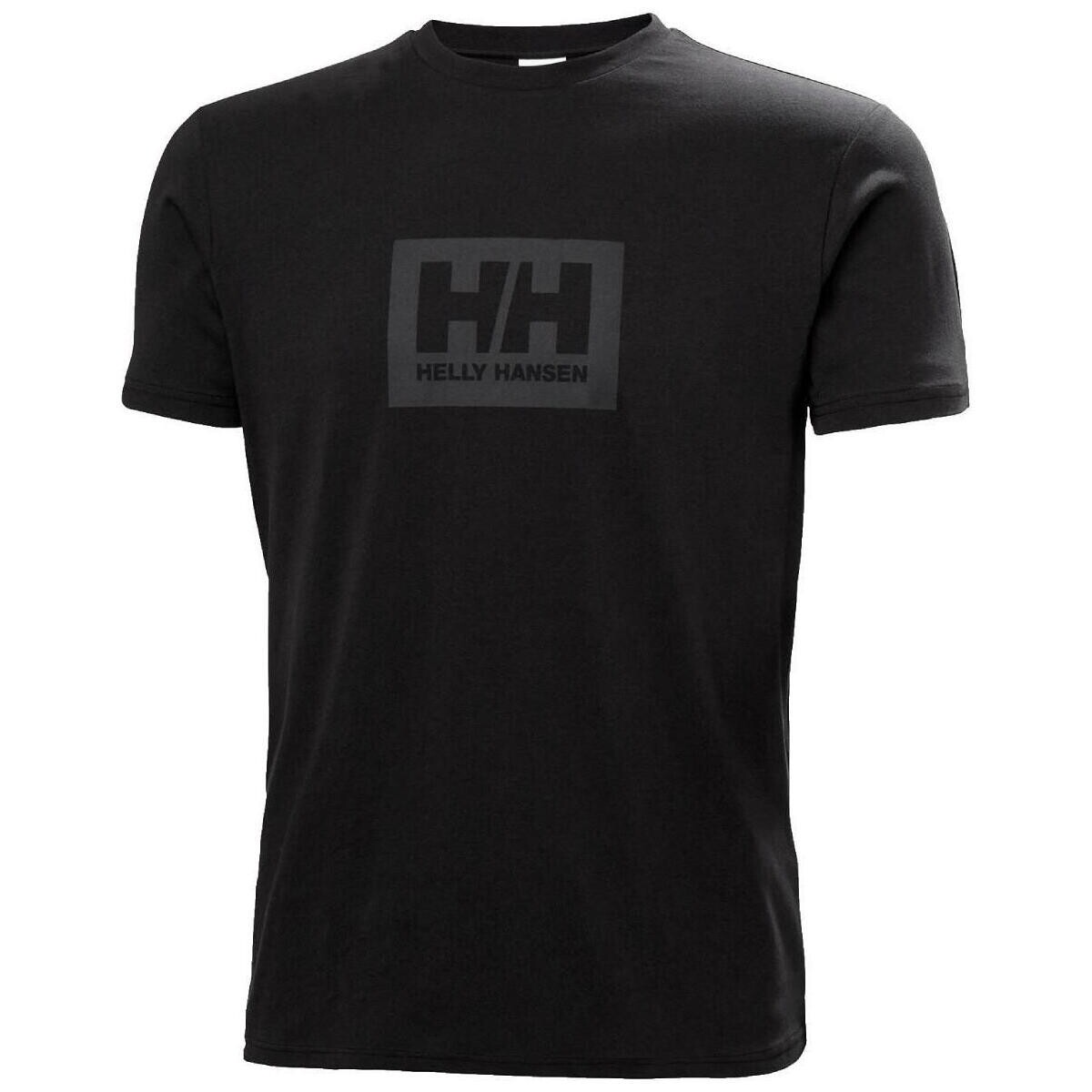 Textiel Heren T-shirts korte mouwen Helly Hansen  Zwart