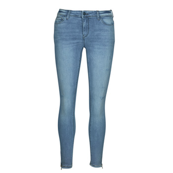 Textiel Dames Skinny jeans Noisy May NMKIMMY NW ANK DEST JEANS AZ237LB NOOS Blauw / Clair
