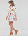 Textiel Dames Korte jurken Desigual VEST_BELGICA-LACROIX Wit / Multicolour