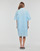 Textiel Dames Korte jurken Karl Lagerfeld BRODERIE ANGLAISE SHIRTDRESS Blauw