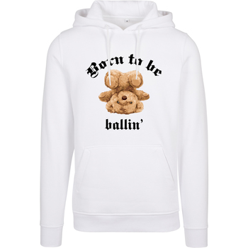 Textiel Heren Truien Ballin Est. 2013 Born To Be Hoodie Wit