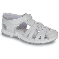 Schoenen Meisjes Sandalen / Open schoenen Chicco FLAVIA Wit / Zilver