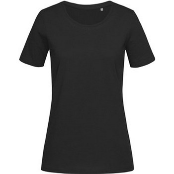 Textiel Dames T-shirts met lange mouwen Stedman  Zwart