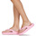 Schoenen Dames Teenslippers Crocs Classic Platform Flip W Roze