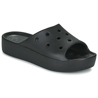Schoenen Dames slippers Crocs Classic Platform Slide Zwart