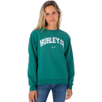 Textiel Dames Sweaters / Sweatshirts Hurley Sweatshirt femme  Authentic Crew Groen
