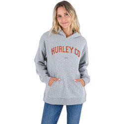 Textiel Dames Sweaters / Sweatshirts Hurley Sweatshirt à capuche femme  Os University Grijs