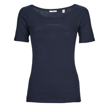 Textiel Dames T-shirts korte mouwen Esprit tshirt sl Marine