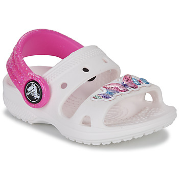 Schoenen Meisjes Sandalen / Open schoenen Crocs Classic Embellished Sandal T Wit / Violet