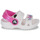 Schoenen Meisjes Sandalen / Open schoenen Crocs Classic Embellished Sandal T Wit / Violet
