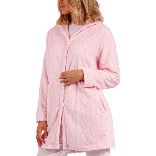 Textiel Dames Pyjama's / nachthemden Admas Binnenjas Logo Soft Roze