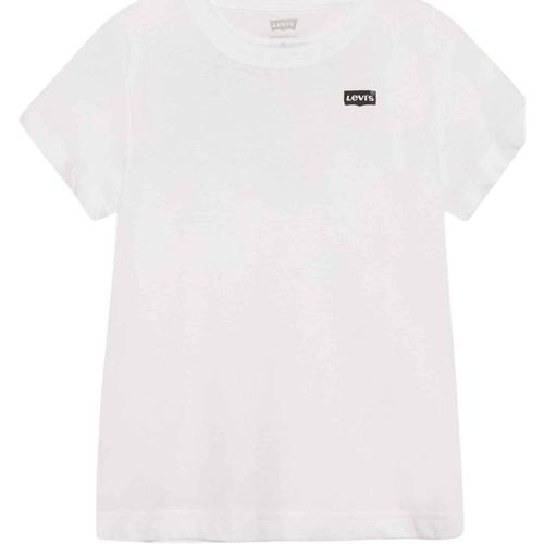 Textiel Jongens T-shirts & Polo’s Levi's  Wit