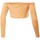 Textiel Dames T-shirts & Polo’s Reebok Sport Cl Ic Crop Top Oranje