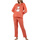 Textiel Dames Pyjama's / nachthemden Admas Fleece pyjama outfit broek top lange mouwen Hello Winter Oranje