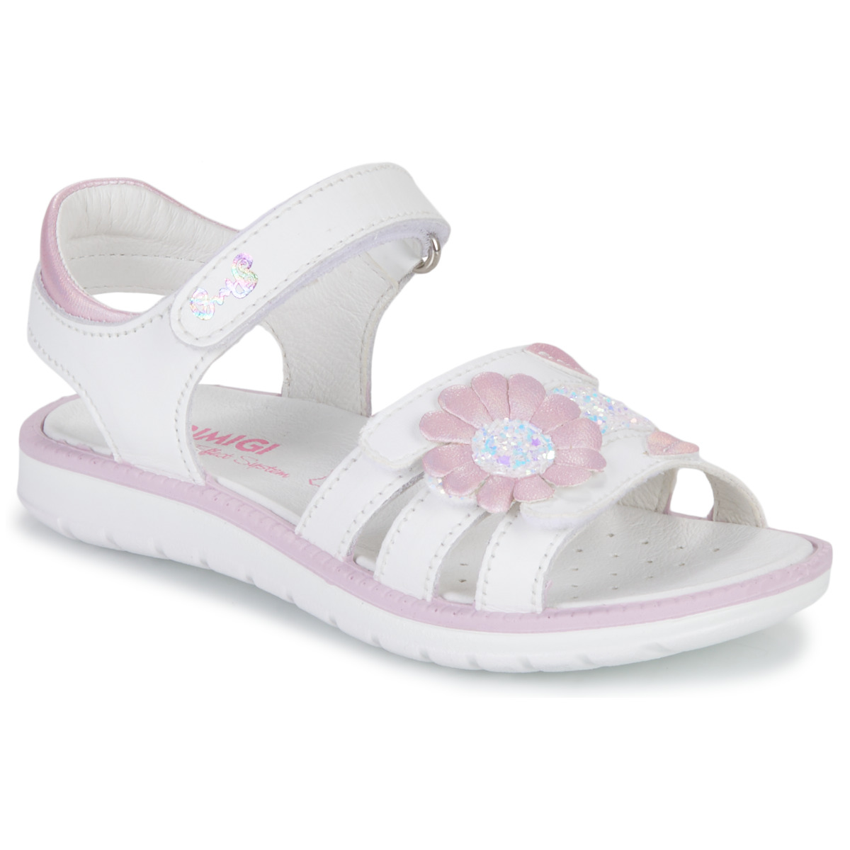 Schoenen Meisjes Sandalen / Open schoenen Primigi ALANIS Wit / Roze