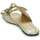 Schoenen Dames Leren slippers Only ONLMILLIE-3 PU BOW SANDAL FOIL Goud
