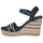 Schoenen Dames Sandalen / Open schoenen Tommy Hilfiger SEASONAL WEBBING WEDGE Marine