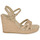 Schoenen Dames Sandalen / Open schoenen Tommy Hilfiger ESSENTIAL BASIC WEDGE SANDAL Beige
