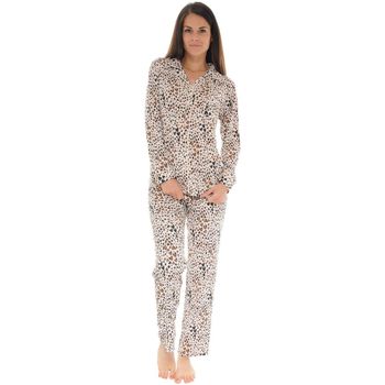 Textiel Dames Pyjama's / nachthemden Christian Cane RIVA Beige