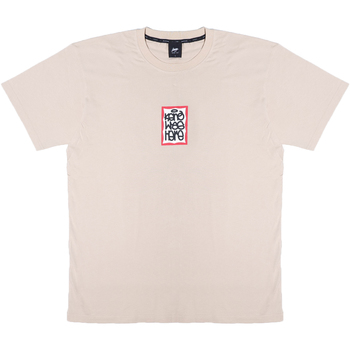 Textiel T-shirts & Polo’s Wrung T-shirt  Keno Geel
