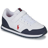 Schoenen Kinderen Lage sneakers Polo Ralph Lauren TRAIN 89 PP PS Wit / Marine / Rood