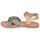 Schoenen Meisjes Sandalen / Open schoenen Mod'8 CANIBRAID Goud / Turquoize