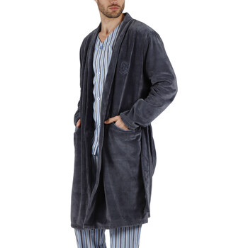Textiel Heren Pyjama's / nachthemden Admas Toga Every Stripes Blauw