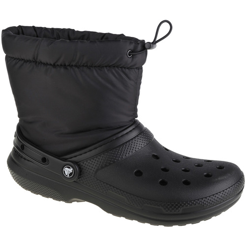 Schoenen Dames Snowboots Crocs Classic Lined Neo Puff Boot Zwart