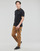 Textiel Heren Polo's korte mouwen Fred Perry TWIN TIPPED FRED PERRY SHIRT Marine / Camel