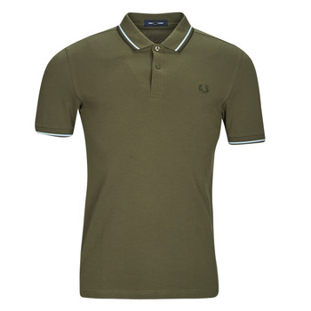 Textiel Heren Polo's korte mouwen Fred Perry TWIN TIPPED FRED PERRY SHIRT Kaki