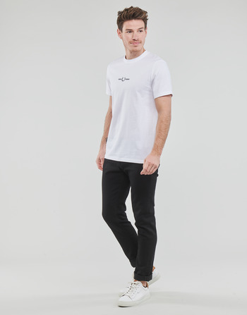 Fred Perry EMBROIDERED T-SHIRT Wit