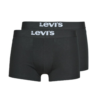 Ondergoed Heren Boxershorts Levi's MEN SOLID TRUNK PACK X2 Zwart