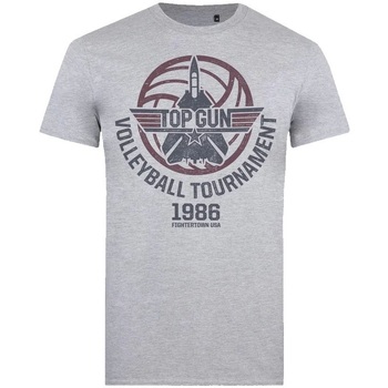 Textiel Heren T-shirts met lange mouwen Top Gun  Grijs