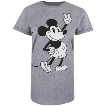 Textiel Dames T-shirts met lange mouwen Disney  Grijs