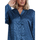Textiel Dames Pyjama's / nachthemden Admas Pyjama loungewear broek shirt Satin Leopard Blauw