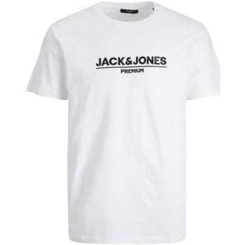 Textiel Heren T-shirts korte mouwen Jack & Jones  Wit