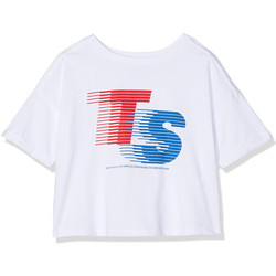Textiel Kinderen T-shirts korte mouwen Teddy Smith  Wit